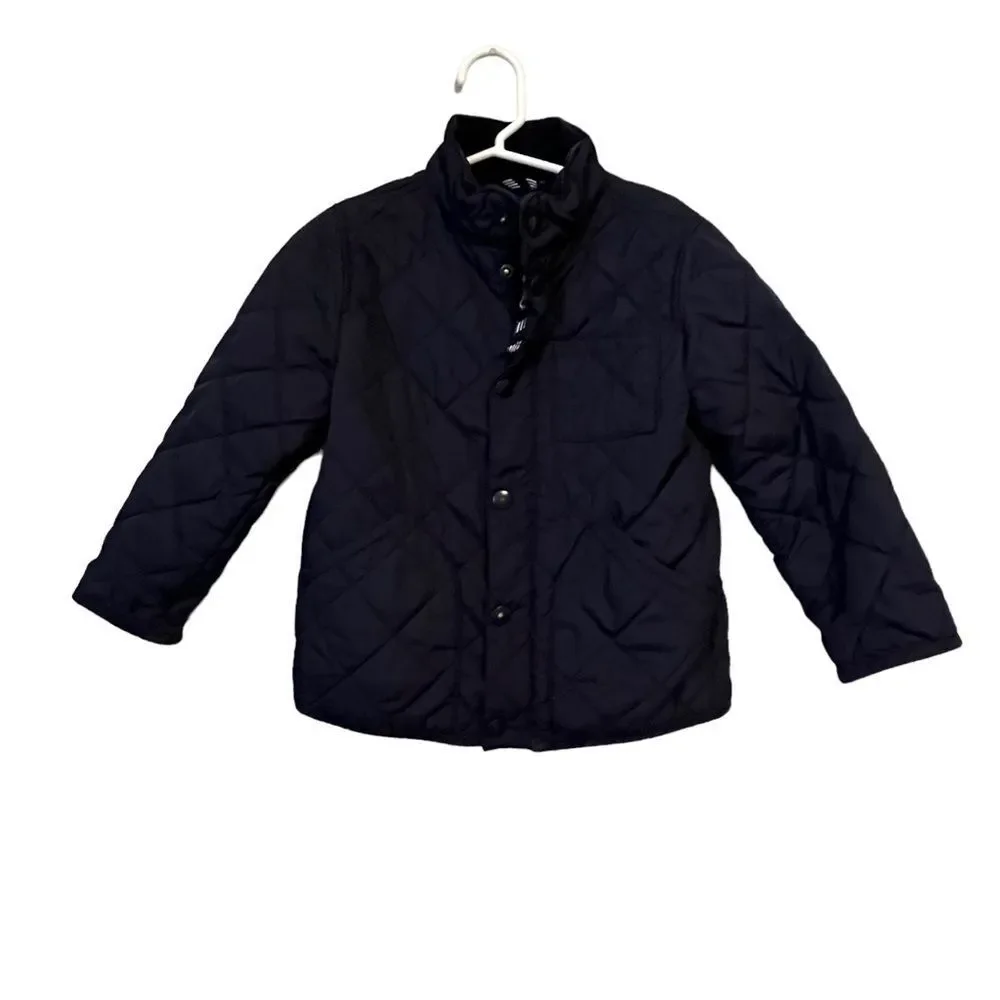 Crewcuts Navy Blue Quilted Puffer Jacket